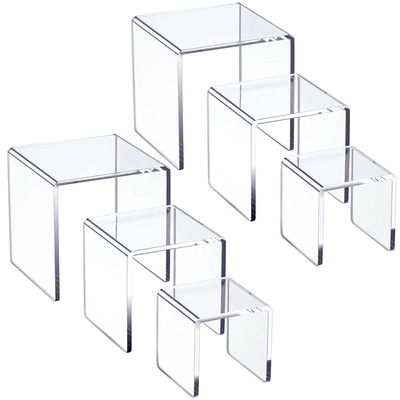 quality Thang hiển thị Acrylic Clear Stand Riser Pedestals Cho Máy tính xách tay 5mm Độ dày factory